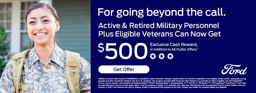 Military Cash Reward
